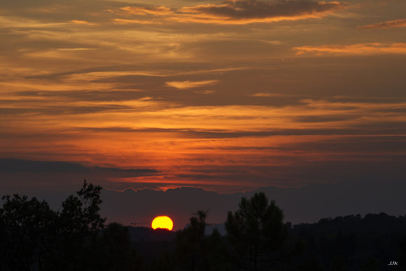 Sunset at the top