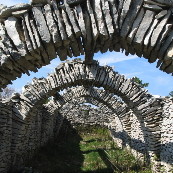 Costruzione Bories in pietra