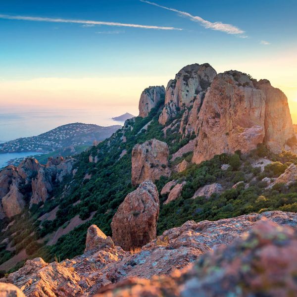 Sommet de l’Esterel avec vue mer